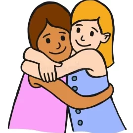 hugging-children-friends-vector-cartoon-style-illustration-two-girls-smiling-69652998